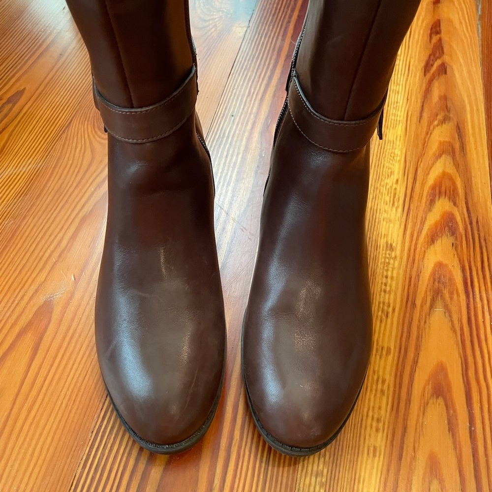 Lauren Ralph Lauren riding boots DARK BROWN NWT - Picture 2 of 6